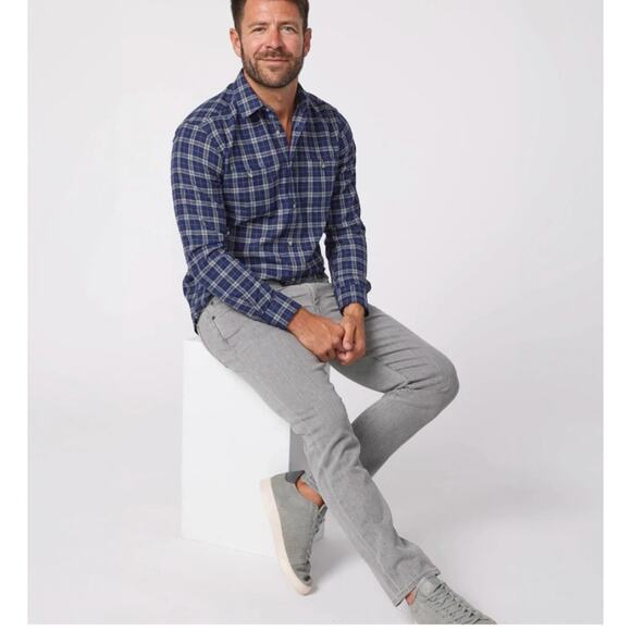 Ash & Erie Men's Light Gray Stone Wash Explorer Jeans, 31x28 - Picture 1 of 10